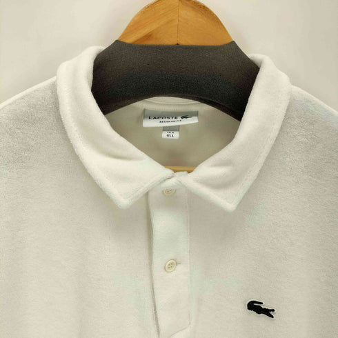 ラコステ LACOSTE 肉厚パイルポロシャツ メンズ import:L