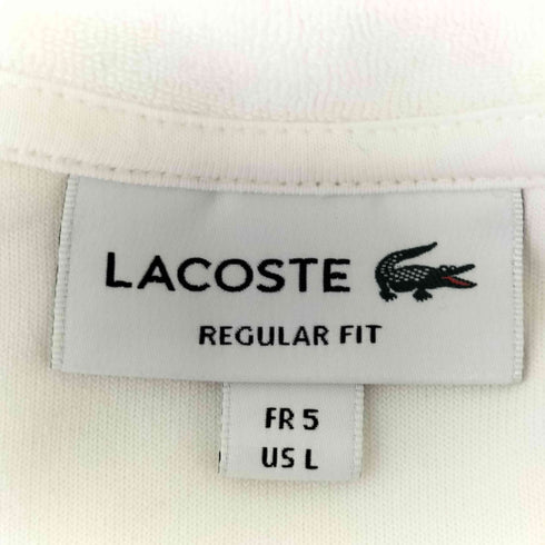 ラコステ LACOSTE 肉厚パイルポロシャツ メンズ import:L
