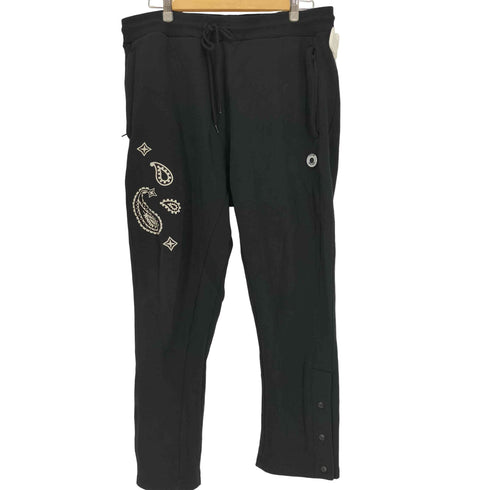 イグザンプル EXAMPLE ROUNDLOGO PATCH SIDE BUTTON SWEAT PANTS ラウンドロゴ パッチ サイド ボタン スウェット パンツ メンズ JPN:XL