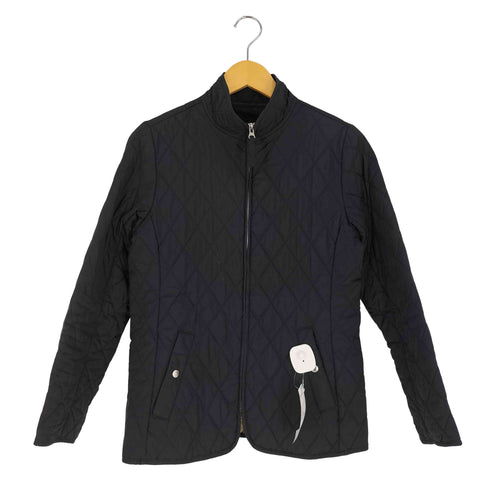 ランズエンド LANDS END 00s スタンドカラー キルティング 中綿ジャケット レディース JPN:M