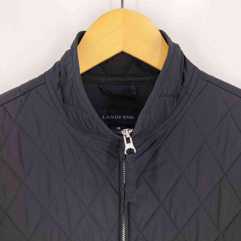 ランズエンド LANDS END 00s スタンドカラー キルティング 中綿ジャケット レディース JPN:M