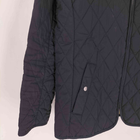 ランズエンド LANDS END 00s スタンドカラー キルティング 中綿ジャケット レディース JPN:M