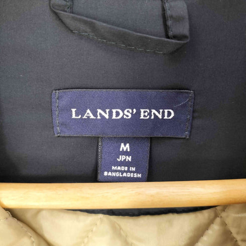 ランズエンド LANDS END 00s スタンドカラー キルティング 中綿ジャケット レディース JPN:M