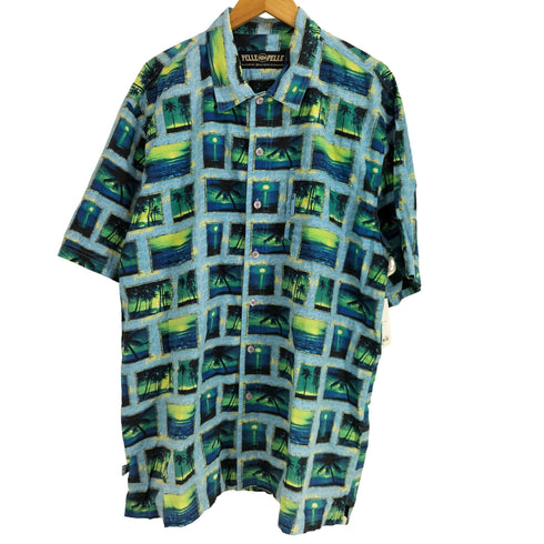 ペレペレ pelle pelle 90S 総柄 半袖シャツ メンズ import:L