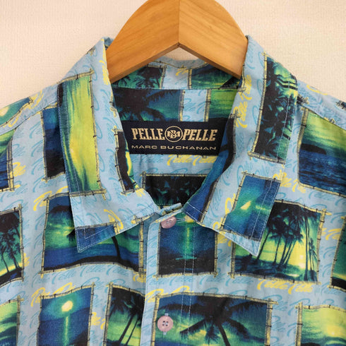 ペレペレ pelle pelle 90S 総柄 半袖シャツ メンズ import:L