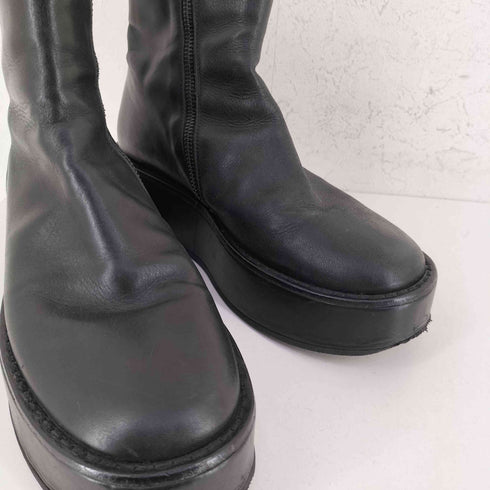 アンドゥムルメステール Ann DEMEULEMEESTER サイドジップ ブーツ レディース EUR:38