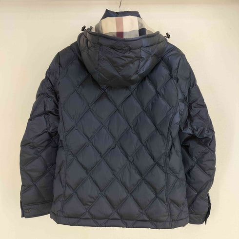 ブラックレーベルクレストブリッジ BLACK LABEL CRESTBRIDGE フーデッド キルティング グースダウンジャケット 裏地チェック メンズ import:L