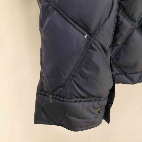ブラックレーベルクレストブリッジ BLACK LABEL CRESTBRIDGE フーデッド キルティング グースダウンジャケット 裏地チェック メンズ import:L