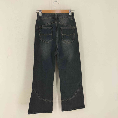 パネルデザイン ワイドデニムパンツ Y2K レディース