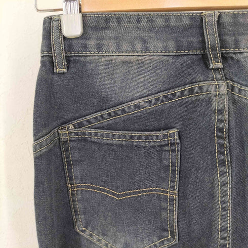 パネルデザイン ワイドデニムパンツ Y2K レディース