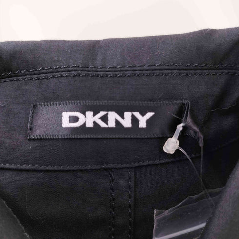 ダナキャランニューヨーク DKNY 比翼ステンカラーコート Y2K レディース US:4