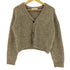 レイビームス Ray BEAMS アルパカ混 シャギー Vネック カーディガン レディース ONE SIZE