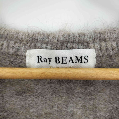 レイビームス Ray BEAMS アルパカ混 シャギー Vネック カーディガン レディース ONE SIZE