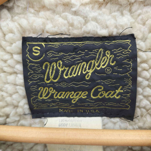 ラングラー Wrangler 80S USA製 デニムボアジャケット ランチコート メンズ import:S