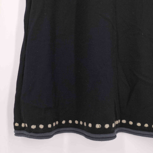 トクコプルミエヴォル TOKUKO 1er VOL ウール 羊 牛 五分袖 モックネック ニットワンピース レディース JPN:9号