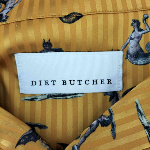 ダイエットブッチャー DIET BUTCHER Tartary pattern pajama shirt メンズ