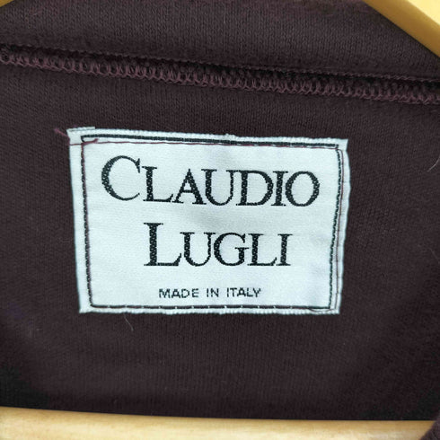 CLAUDIO LUGLI イタリア製 ロールネックスウェット メンズ