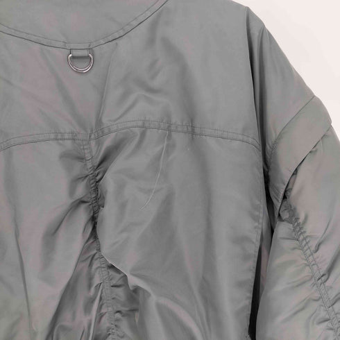 メゾンスペシャル MAISON SPECIAL 23AW Reversible Nylon Over MA-1リバーシブル ナイロン オーバー MA-1 レディース FREE