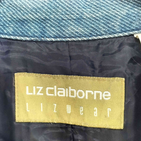 リズ クレイボーン LIZ Claiborne エポレット付デニムカバーオール レディース M