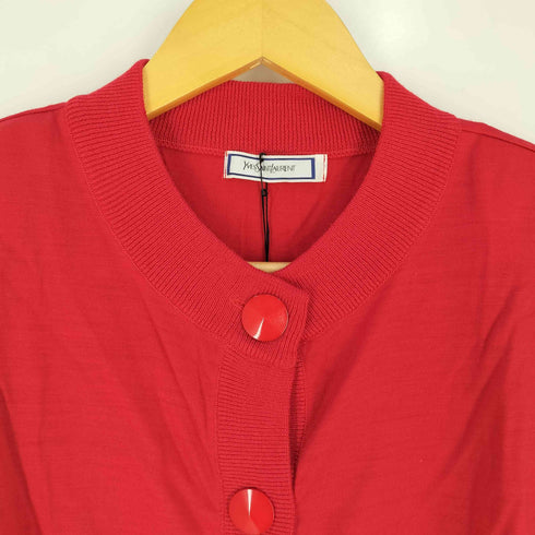イヴサンローラン Yves Saint Laurent 80-90s ウール カーディガン レディース import:M