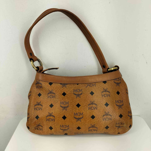 エムシーエム MCM ヴィセトス柄 レザーハンドバッグ レディース