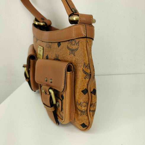 エムシーエム MCM ヴィセトス柄 レザーハンドバッグ レディース