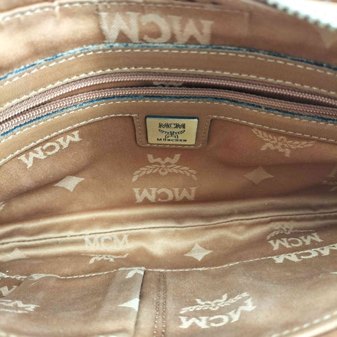 エムシーエム MCM ヴィセトス柄 レザーハンドバッグ レディース