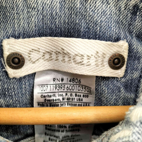 カーハート Carhartt 90S メキシコ製 デニムジャケット メンズ import:L