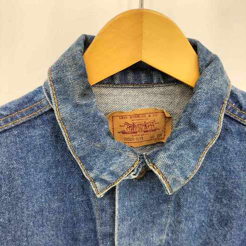 リーバイス Levis 80S USA製 ボタン裏755刻印 70506-0214 デニムジャケット メンズ 38R