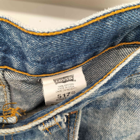 リーバイス Levis 00S USA製 ボタン裏511刻印 517 ブーツカット フレア デニム パンツ 00年製 メンズ W34 L34