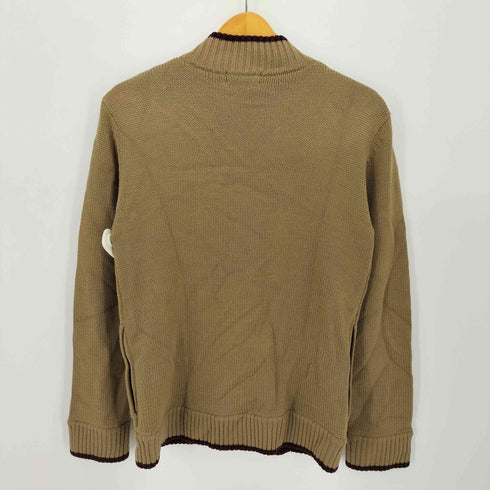 バーバリーブラックレーベル BURBERRY BLACK LABEL 中綿 ジップアップ ドライバーズ ニット ウール セーター メンズ JPN:2