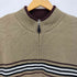 バーバリーブラックレーベル BURBERRY BLACK LABEL 中綿 ジップアップ ドライバーズ ニット ウール セーター メンズ JPN:2