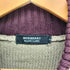 バーバリーブラックレーベル BURBERRY BLACK LABEL 中綿 ジップアップ ドライバーズ ニット ウール セーター メンズ JPN:2