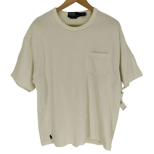 ポロバイラルフローレン Polo by RALPH LAUREN Big Fit Heavyweight Jersey T-Shirt 裾ポニー ビッグ フィット ヘビーウェイト ジャージ Tシャツ メンズ import:M