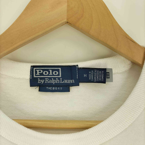 ポロバイラルフローレン Polo by RALPH LAUREN Big Fit Heavyweight Jersey T-Shirt 裾ポニー ビッグ フィット ヘビーウェイト ジャージ Tシャツ メンズ import:M