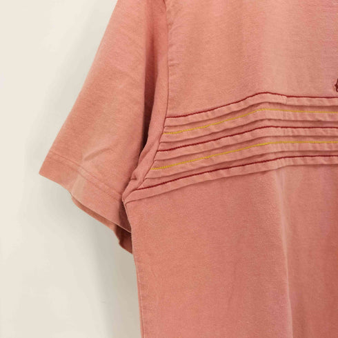 カールヘルム Karl Helmut ロゴ 刺繍 ピンタック S/S クルーネック Tシャツ メンズ JPN:M