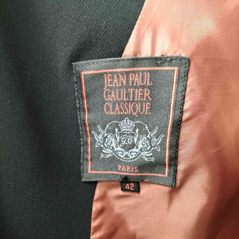 ジャンポールゴルチエクラシック Jean Paul GAULTIER CLASSIQUE 90s- デザイントグルボタンチェスターコート レディース 42