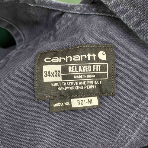 カーハート Carhartt DUCK BIB OVERALLS ダック地 オーバーオール メンズ 34×30