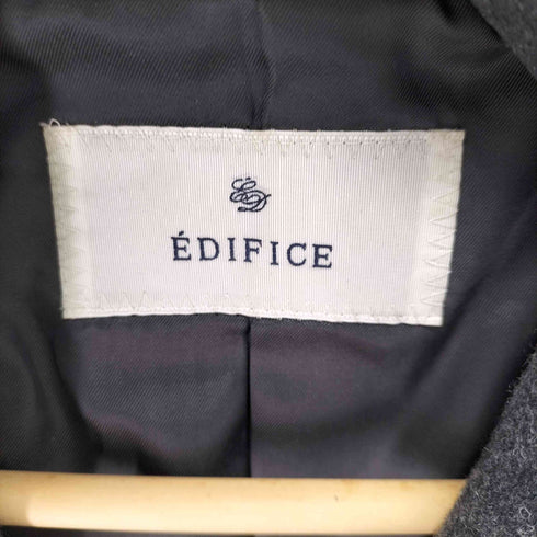 エディフィス EDIFICE IN.TES.PRA ウール100 ロングチェスターコート メンズ JPN:48