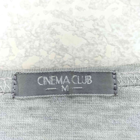 CINEMA CLUB フロント ラブプリント クルーネックカットソー レディース import:M