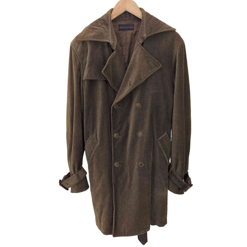 モルガンオム MORGAN HOMME ベロア トレンチコート メンズ