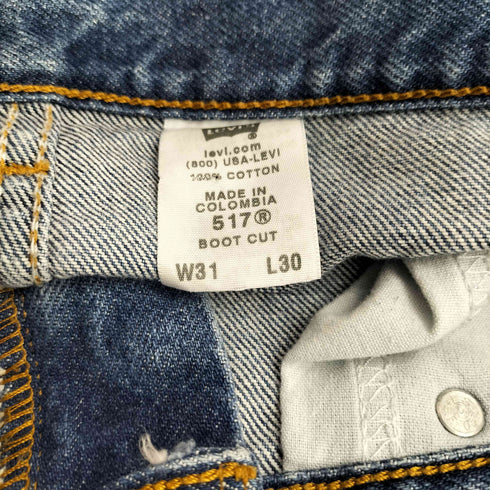 リーバイス Levis 00S 517 ボタン裏748刻印 ブーツカットデニム メンズ W31 L30