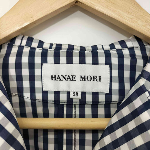 ハナエモリ HANAE MORI チェック柄シャツジャケット レディース JPN:38