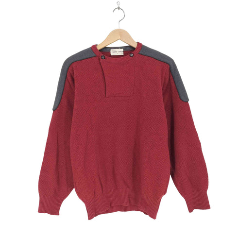 ピエールカルダン pierre cardin TRICOTS ショルダー切替フロントボタンニット メンズ M