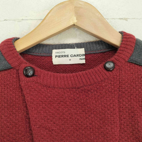 ピエールカルダン pierre cardin TRICOTS ショルダー切替フロントボタンニット メンズ M