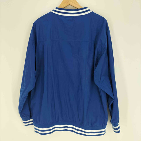 レイジブルー RAGEBLUE ベースボールチーム ロゴ刺繍 Vネック プルオーバー ナイロン ジャケット メンズ