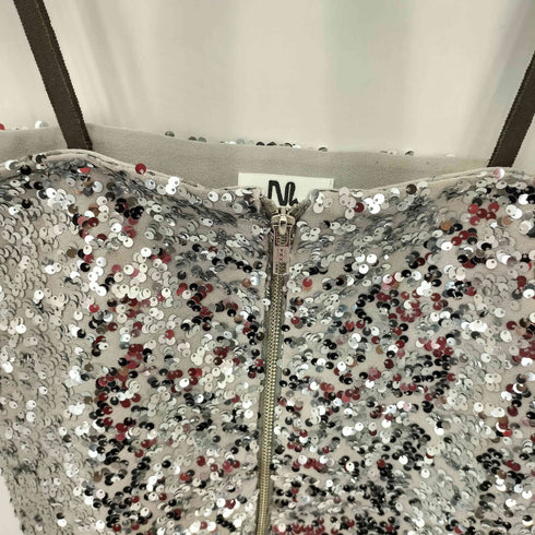 M TO R SEQUINED BUSTIER スパンコール ビスチェ Y2K レディース FREE