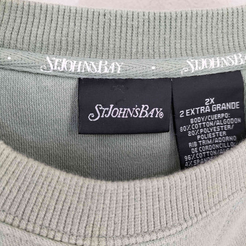 セントジョンズベイ STJOHNS BAY クルーネックスウェット メンズ 2X