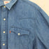 リーバイス Levis デニム ウエスタンシャツ メンズ import:M