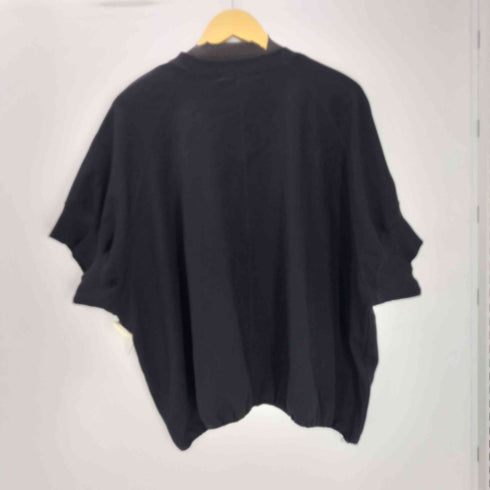 quaranciel 25SS 洗濯機可能 ライト ポンチ ハーフスリーブ ドロスト ルーズ TEE レディース FREE